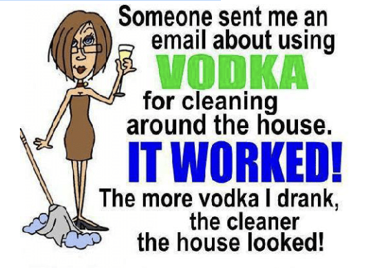 VODKA – Katrina’s Cleaning Cocktail